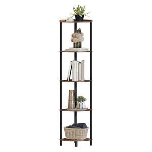 Étagère d'angle à 5 niveaux support de <span class=keywords><strong>plante</strong></span> haut <span class=keywords><strong>pour</strong></span> salle de bain ou salon bibliothèque <span class=keywords><strong>pour</strong></span> décor de petit espace - Product Image 1