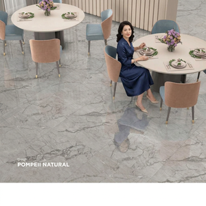 Solid Sugar Grey 800x1600mm Glossy Porcelain Floor And Wall <b>Tiles</b> Modern Grey Stone Design 80x160cm - Product Image 3