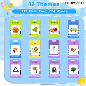 Trẻ em sớm học tập nhận thức Thẻ bảng chữ cái abc Tiếng Anh Arabic tiếng Pháp Tây Ban Nha THẺ FLASH nói chuyện THẺ FLASH đồ chơi học tập - Product Image 4