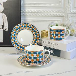 Ensemble de 2 tasses et soucoupes à café et à thé en porcelaine de luxe européenne, très vendu - Product Image 6
