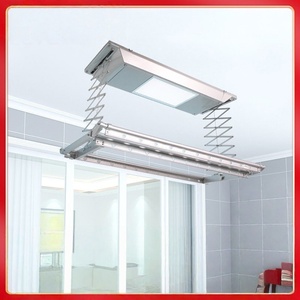 Intelligent lifting telescopic four-bar balcony clothes dryer, classic electric clothes rack - Product Image 5