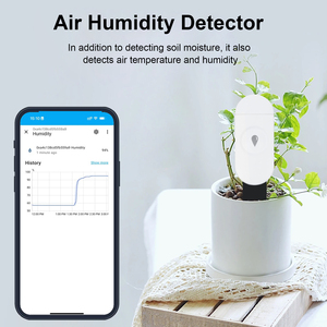 Sensor de Humedad del Suelo Inteligente Haozee Zigbee 3.0, Detector de Temperatura y Humedad, Control por Aplicación, Funciona con Batería, Compatible con el Hogar - Product Image 4