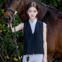 Gilet Airbag grande taille unisexe coupe-vent et respirant, équipement de sécurité, pour vélo, équitation, moto, course automobile, toutes saisons