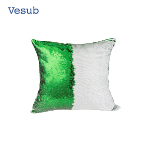 Bán Buôn Chất Lượng Cao Ma Thuật Thăng Hoa Tùy Chỉnh In Flip <span class=keywords><strong>Sequin</strong></span> Tim Đệm Gối Bìa - Product Image 2