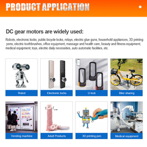 Moteur à engrenages planétaires en plastique à couple élevé 3.7V 5V 6V 12v pour outils de coiffure - Product Image 6
