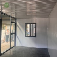 Maison conteneur modulaire préfabriquée de luxe en acier de 20 pieds et 40 pieds, design moderne du milieu du siècle, mobile et portable, marque Zhongming