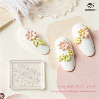 Gel de modelage pour ongles à marque privée, durcisseur fort, adhérence puissante, dissoluble UV/LED, fournitures pour ongles, vernis gel