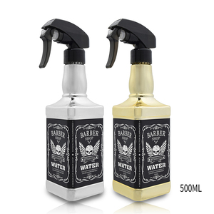 Bouteille pulvérisatrice rechargeable de 500 ml en gros pour barbier, vaporisateur de coiffure réglable avec logo personnalisé pour salon en vrac - Product Image 6
