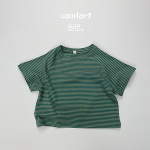 Phong Cách Mùa Hè Cơ Bản Trẻ Em Phương Tây Của Quần Áo Chàng Trai Và Cô Gái Ngắn Tay Sọc T-Shirt Tinh Khiết Cotton T-Shirt Hàng Đầu - Product Image 4