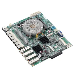 Zunsia tường lửa bo mạch chủ với 4sfp 6 Lan Bo mạch chủ Intel 6th/7th/8th Gen LGA1151 Mainboard cho 1U Rack mount máy chủ