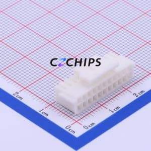 A2008H-2x11P Housing (Wire-to-Board / Wire-to-Wire) P=2mm Connector ( Jack Structure: 2x11P )( Pitch: 2mm )( Row Spacing: 2mm ) - Product Image 2