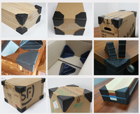 Cadre d'emballage en Carton plastique, protection d'angle robuste, protection de bord d'emballage pour boîtes d'emballage