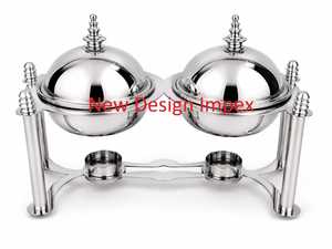 Event Stainless Steel Chafing Dish Food <b>Warmer</b> for Wedding Catering Birthday Parties Corporate Functions Buffet Services - Product Image 3