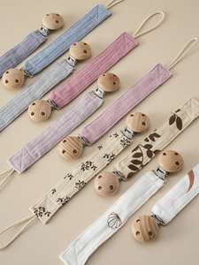 Cadena para Chupón <span class=keywords><strong>de</strong></span> Bebé con Diseño <span class=keywords><strong>de</strong></span> Estampado Informal <span class=keywords><strong>de</strong></span> <span class=keywords><strong>Tela</strong></span> <span class=keywords><strong>de</strong></span> Algodón Personalizada, Clip para Chupón <span class=keywords><strong>de</strong></span> Frutas y Alimentos para Bebés - Product Image 3