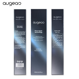 Salon de beauté professionnel naturel permanent sans ammoniaque colorant augeas extrait pour les femmes blanc facile à utiliser dommages crème de coloration des cheveux - Product Image 5