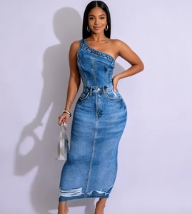 Robe élégante pour femmes, mode automne, streetwear Y2K, robes tendance, sexy, imprimées en 3D, robe à épaule <span class=keywords><strong>diagonale</strong></span> - Product Image 3