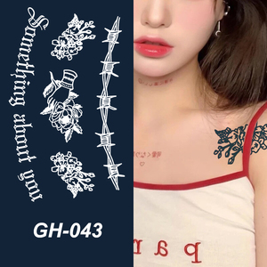 Plantillas de Tatuajes Temporales Resistentes al Agua de Larga Duración (15 Días) para Hombres y Mujeres, Arte Corporal, Brazos, Pecho, Piernas, Hombros, Pegatinas de Tatuajes - Product Image 5