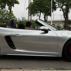 Chống trầy xước bảo vệ xe gói lá bóng ô tô vinyl bọc <span class=keywords><strong>chrome</strong></span> màu thay đổi bạc vinyl xe kết thúc tốt đẹp CuộN - Product Image 1