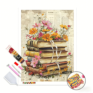 Kit de <span class=keywords><strong>Peinture</strong></span> Diamant 5D Personnalisé en Gros, Vente Chaude, sur Toile Encadrée, pour Décoration Murale et Artisanat - Product Image 1