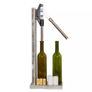 Manual Stainless Steel Corker <strong>Wine</strong> Bottle Cork <strong>Press</strong> Easy to Operate <strong>Wine</strong> Bottle Corking Tool - Product Image 1