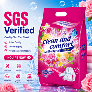1 kg Poudre à lessiver de Singapour, parfum rose, détergent <span class=keywords><strong>en</strong></span> poudre - Product Image 3