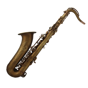Saxophone ténor à trois rails doubles, style vintage patiné, Eastern Music Coffee - Product Image 2