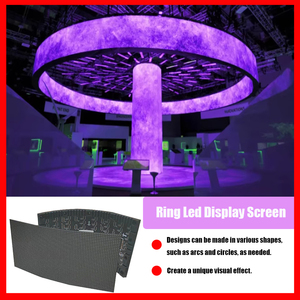 Nhà Máy bán hàng trực tiếp hình trụ linh hoạt cong màn hình <span class=keywords><strong>LED</strong></span> đầy đủ màu sắc trong nhà <span class=keywords><strong>LED</strong></span> hiển thị cho trung tâm mua sắm quảng cáo - Product Image 2