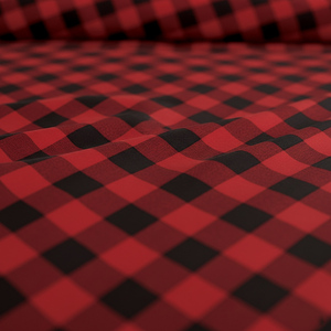 ชุดผ้าปูผ้านวมลายทอทันสมัยสีแดงดำ ผ้าฝ้าย 200 เส้นด้าย ระบายอากาศได้ดี เป็นมิตรกับสิ่งแวดล้อม ใช้ได้ทุกฤดู ขนาด Twin Queen King สำหรับยุโรป - Product Image 3