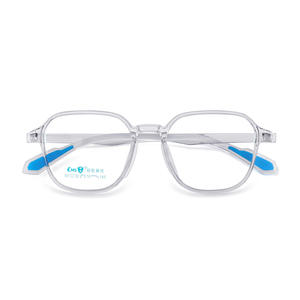 Montura de Gafas para Niños Danyang, Rectangulares, Montura Completa, Lentes Acrílicas Resistentes a Impactos, Diseño de Borde Ancho de 5 mm, para Miopía Severa - Product Image 5