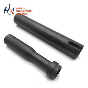 Si3N4 Silicon Nitride Ceramic <b>Tube</b>, Wear and <b>Heat</b> Resistant Ceramic Parts - Product Image 2