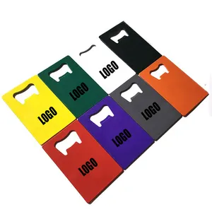 OEM logotipo personalizado Impressão Abridor de garrafas de aço inoxidável para cartão de crédito Abridor de garrafas com logotipo personalizado