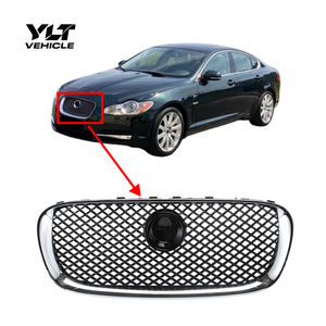 Grille de pare-chocs avant pour <span class=keywords><strong>Jaguar</strong></span> <span class=keywords><strong>XF</strong></span> 2009-2011 XFR <span class=keywords><strong>2010</strong></span>-2011, maille noire brillante, cadre chromé, référence OEM C2Z148921, <span class=keywords><strong>prix</strong></span> usine - Product Image 2