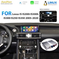 Boîtier de mise en miroir du système Linux pour Lexus IS IS200t IS300h IS300 IS250 IS350 2005-2020 – Adaptateur autoradio pour mise à niveau de l'écran OEM stéréo