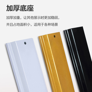 Support d'affichage en forme de porte Yizhan 80x180, support de bannière enroulable en métal, support publicitaire intérieur/extérieur - Product Image 4