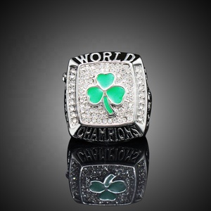 2008 <span class=keywords><strong>Boston</strong></span> Celtics Garnett Championship Haute Qualité Style Classique Alliage Mode Anneau Ventes Directes D'usine - Product Image 2