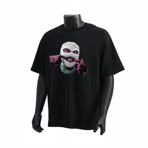 Camiseta Lisa Lulu con Estampado de Cara y Máscara Modelo 250 México - Product Image 2
