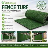 Mur végétal artificiel vertical, panneau de haie en herbe, haute densité 15 mm, PP souple pour l'extérieur des bâtiments commerciaux et l'intérieur