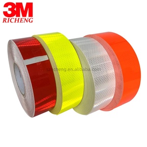 Nastro riflettente ad alta luminosità 3M Dia mond Grade DG rosso/bianco/arancione/blu/verde/fluorescente nastro riflettente giallo per veicoli - Product Image 1