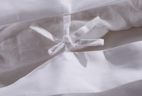 Parure de Lit en Percale de Coton Égyptien 350 Fils Haut de Gamme Effet Satin pour la Maison