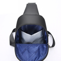 Sac bandoulière de luxe BOPAI en PVC gaufré personnalisé pour homme – Sac banane tendance pour homme