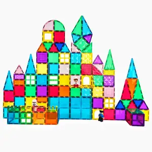 100件益智磁砖玩具3D磁块玩具