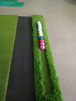 Tapis de frappe de golf gazon artificiel pratique putting green pour la conduite de jardin écaillage aides à la formation intérieure et extérieure