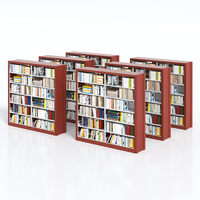 Étagère double face en acier Étagère en métal Bibliothèques design moderne