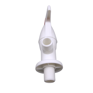Robinet d'arrêt triangulaire en plastique blanc de haute qualité, prix de gros, 1/2 pouce - Product Image 4