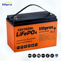 Batterie de véhicule de mobilité 12V150AH 1.8KWh LiFePO4 à cellules prismatiques avec protection contre les surcharges, alimentation fiable pour la mobilité médicale, certifiée UL CE