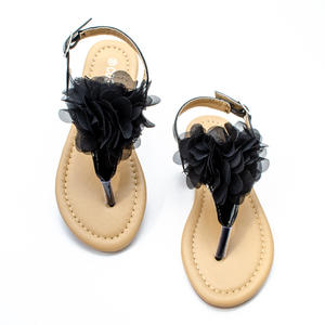 Sandalias de nuevo estilo para niñas, zapatos planos de princesa, chanclas de ocio y playa para niños - Product Image 4