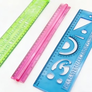 Juego de Reglas Matemáticas de Plástico de 3 Piezas de Alta Calidad para Estudiantes, Novedad 2026, Venta al Por Mayor, Material Escolar y de Oficina - Product Image 2