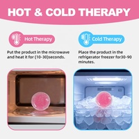 Compresse chaude et froide de 4 pouces pour les blessures, mini-compresse ronde pour soulager les douleurs corporelles, thérapie portable par compresse chaude et froide
