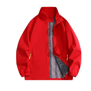 Personalized Outdoor <b>Jacket</b> Men Waterproof Windproof Shell With Logo Label For Employee Uniform And Company Apparel - Product Image 4