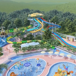 Thương mại Aqua công viên sợi thủy tinh trượt nước chuyên nghiệp xây dựng - Product Image 3